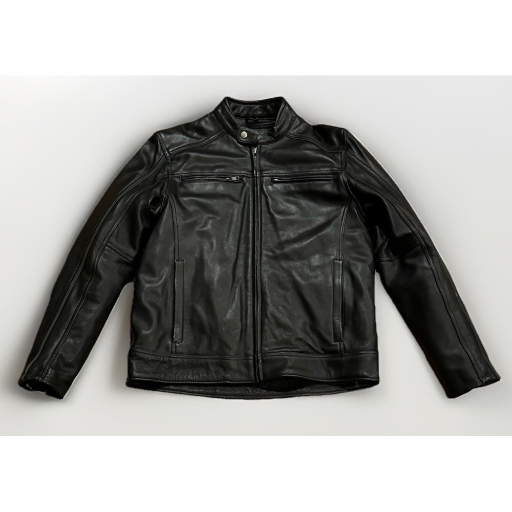 Street Legal Performance Leather Motorcycle Jacket M Racing Cafe New NWOT